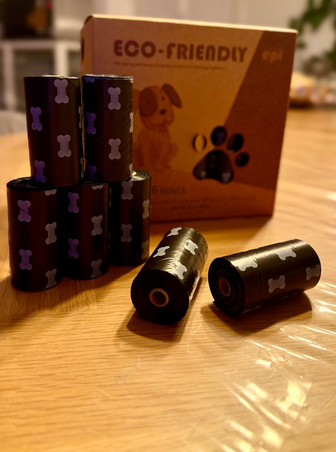 Customer photo review of Bionedbrydelige Hundeposer Lavendelduft (36 ruller/540 stk.)
