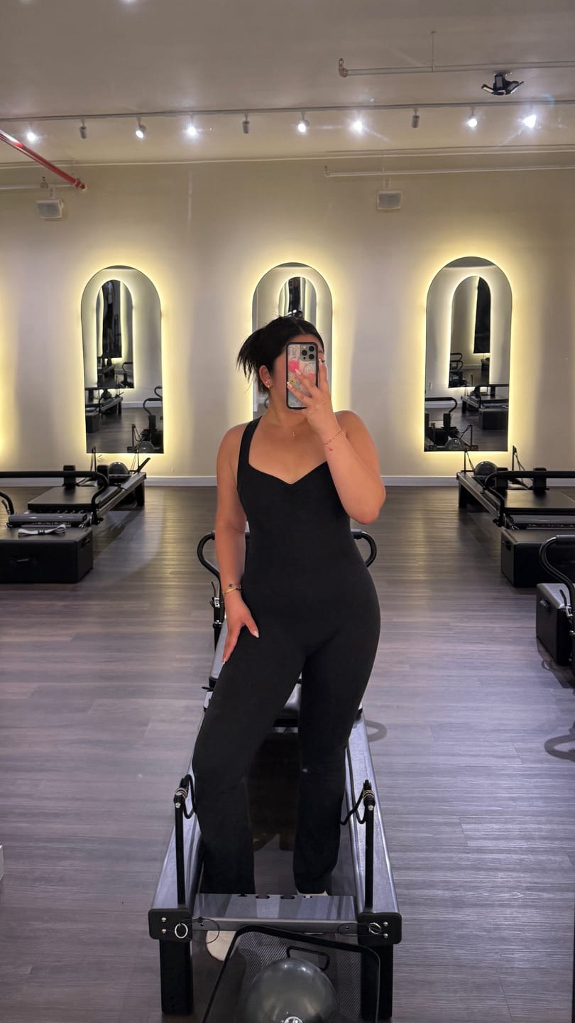 Customer photo review of The Sculpt Onesie / Black
