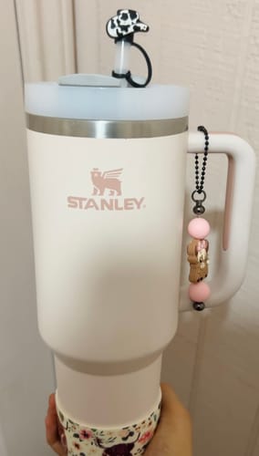 Customer photo review of CUTIE HIGHLAND COW Charm - Tumbler Handle Charm