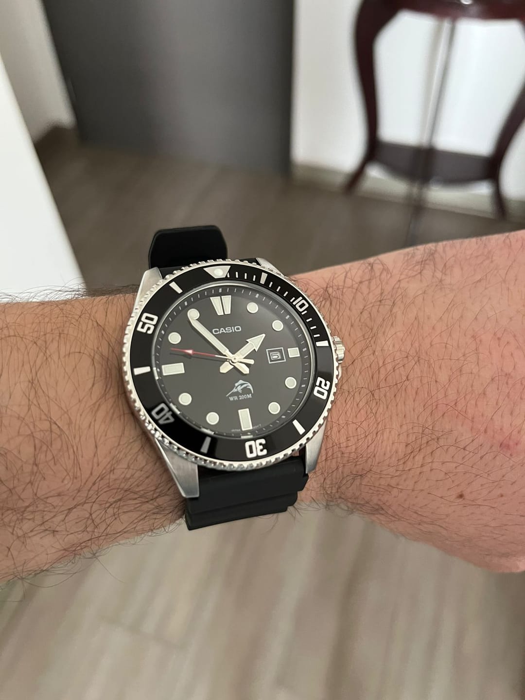 Customer photo review of Reloj Casio Submariner Marlin Duro MDV106-1AV Negro Buceo