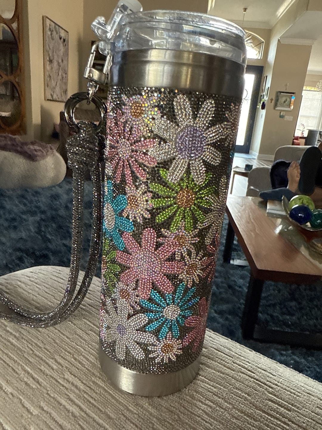 Customer photo review of SPIRAL Strap -  Phone / Purse - Gunmetal