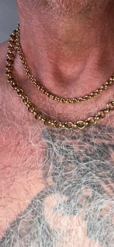 Customer photo review of Belcher Chain Gold | 5mm