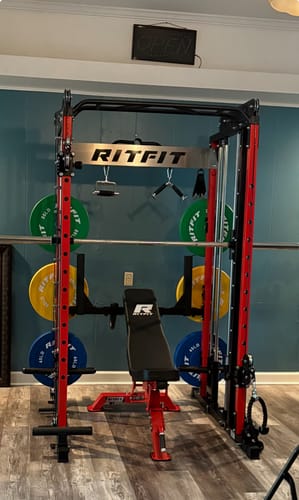 Customer photo review of RitFit M1 PRO Smith Machine Home Gym Package Comprehensive All-In-One Workout System