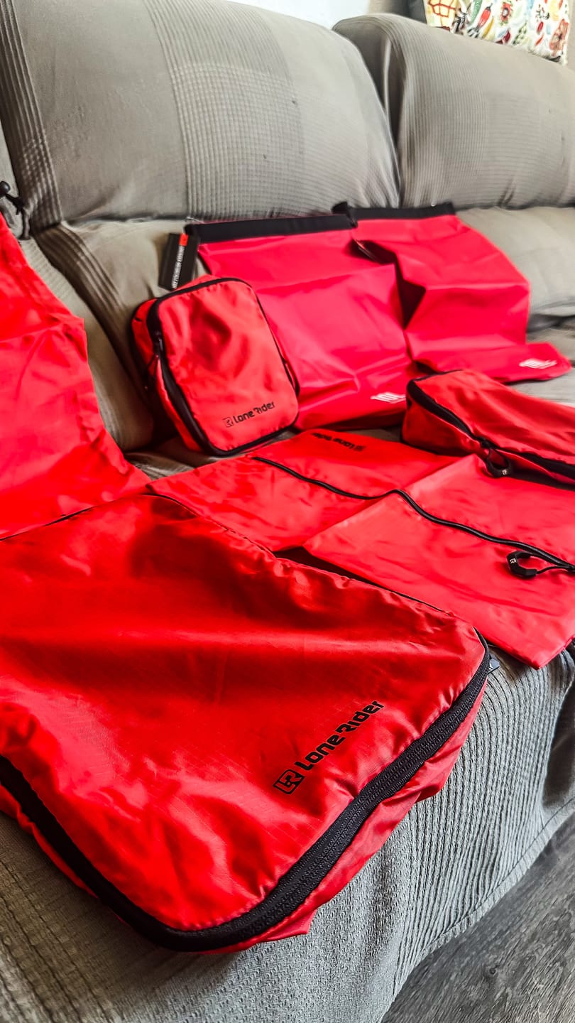 Customer photo review of Travel Packing Cubes - Ultimate Travel Packing Set
