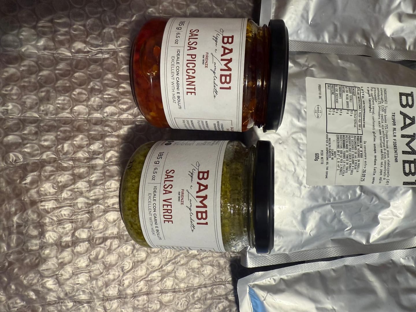 Customer photo review of Box l'Pacco del Trippaio: Bambi il Magnifico