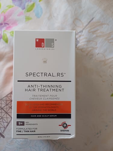 Customer photo review of DS Laboratories Spectral Rs Anti Hair-Loss Treatment | 60ml