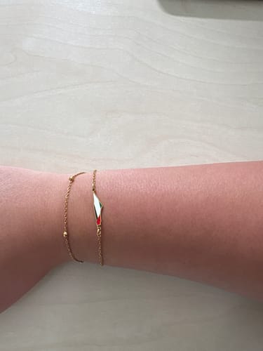 Customer photo review of Palestine Map Bracelet