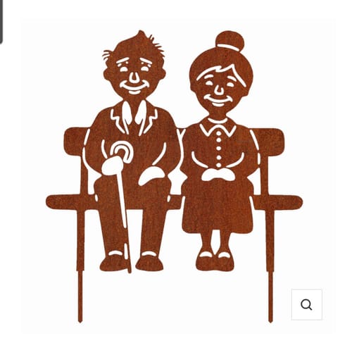 Customer photo review of Gartenstecker Oma & Opa