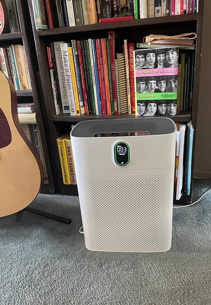 Customer photo review of Luftreiniger V1 Pro – Leistungsstarke HEPA-Filterung mit PM2.5-Sensor, App- und Sprachsteuerung für saubere Raumluft