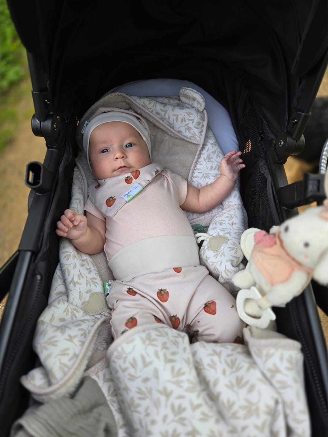 Customer photo review of Naturkind Biomode ® 3-teiliges MitwachsSet für Babys - Süße Erdbeerchen ★exklusiv★