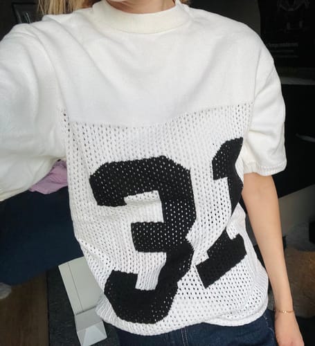 Customer photo review of KNIT JERSEY OFF WHITE