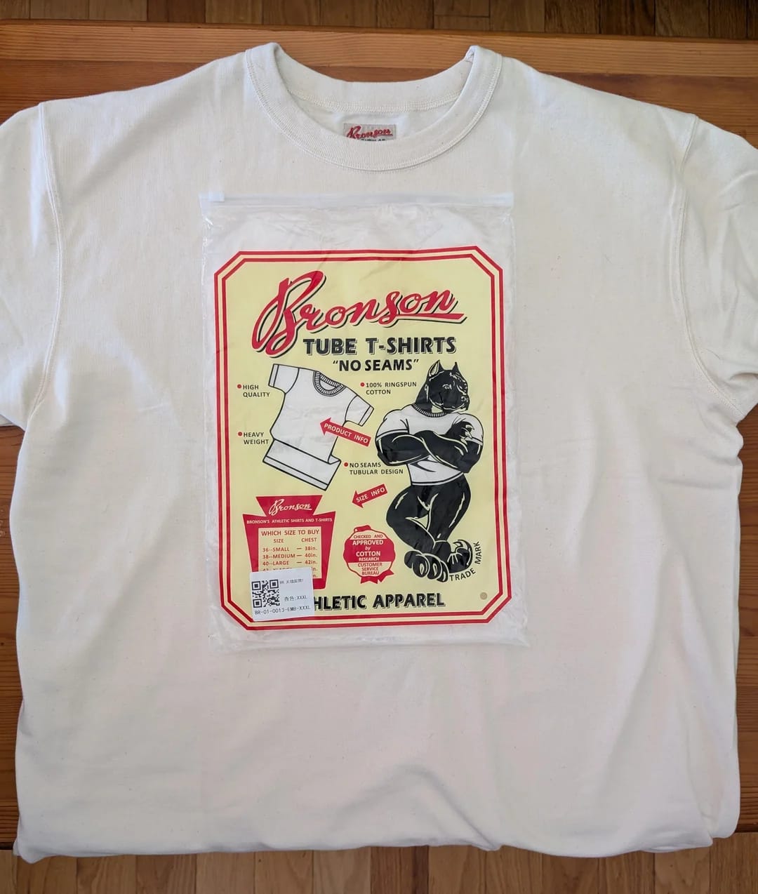 Customer photo review of Loopwheel Tubular Athletic T-Shirt - Apricot
