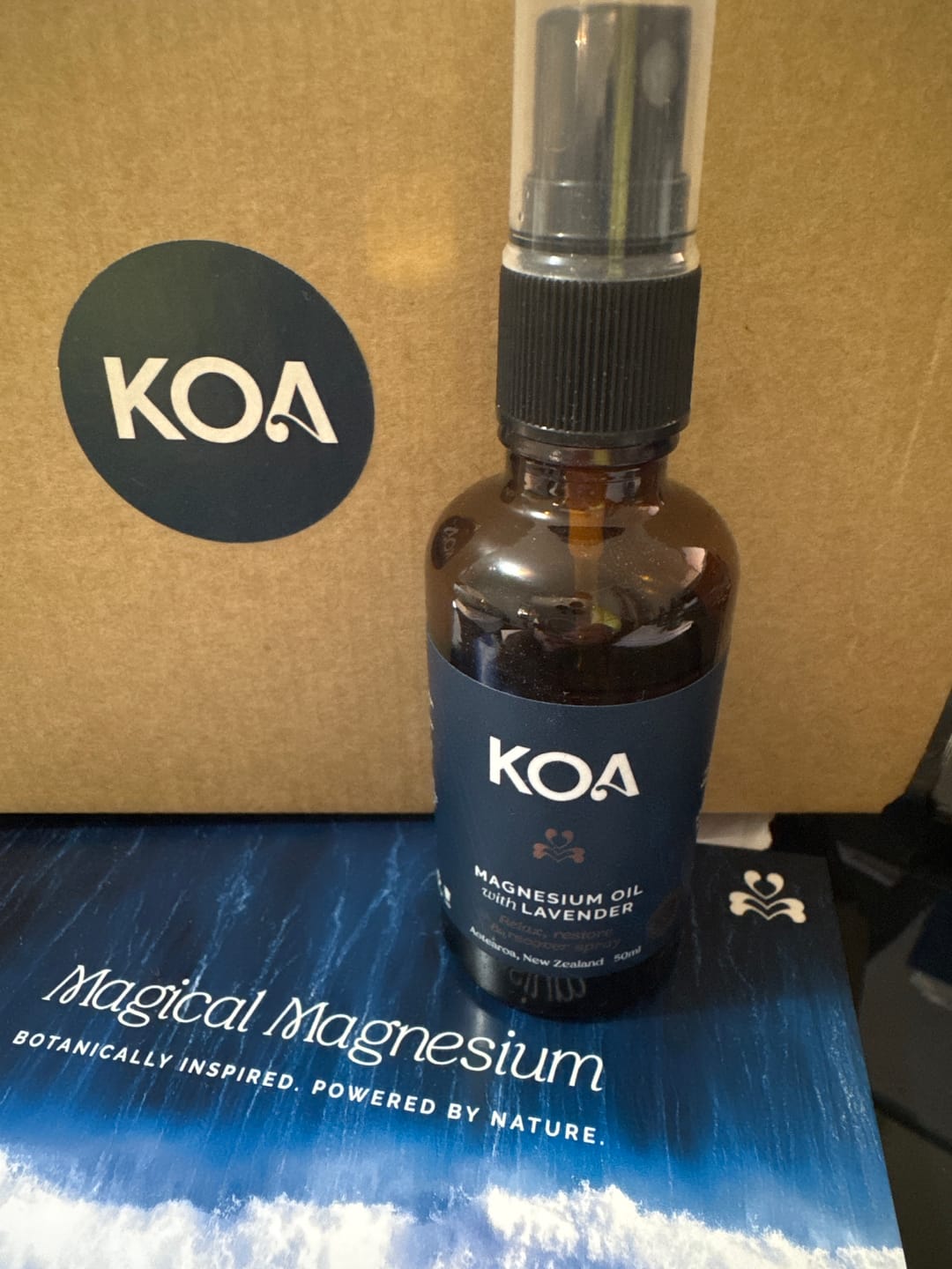 Customer photo review of Mini Magnesium Oil with Lavender