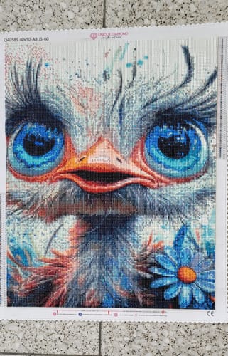 Customer photo review of 5D Diamond Painting – Fröhlicher Strauß