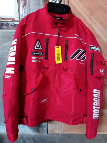 Customer photo review of Red Techwear Jacket