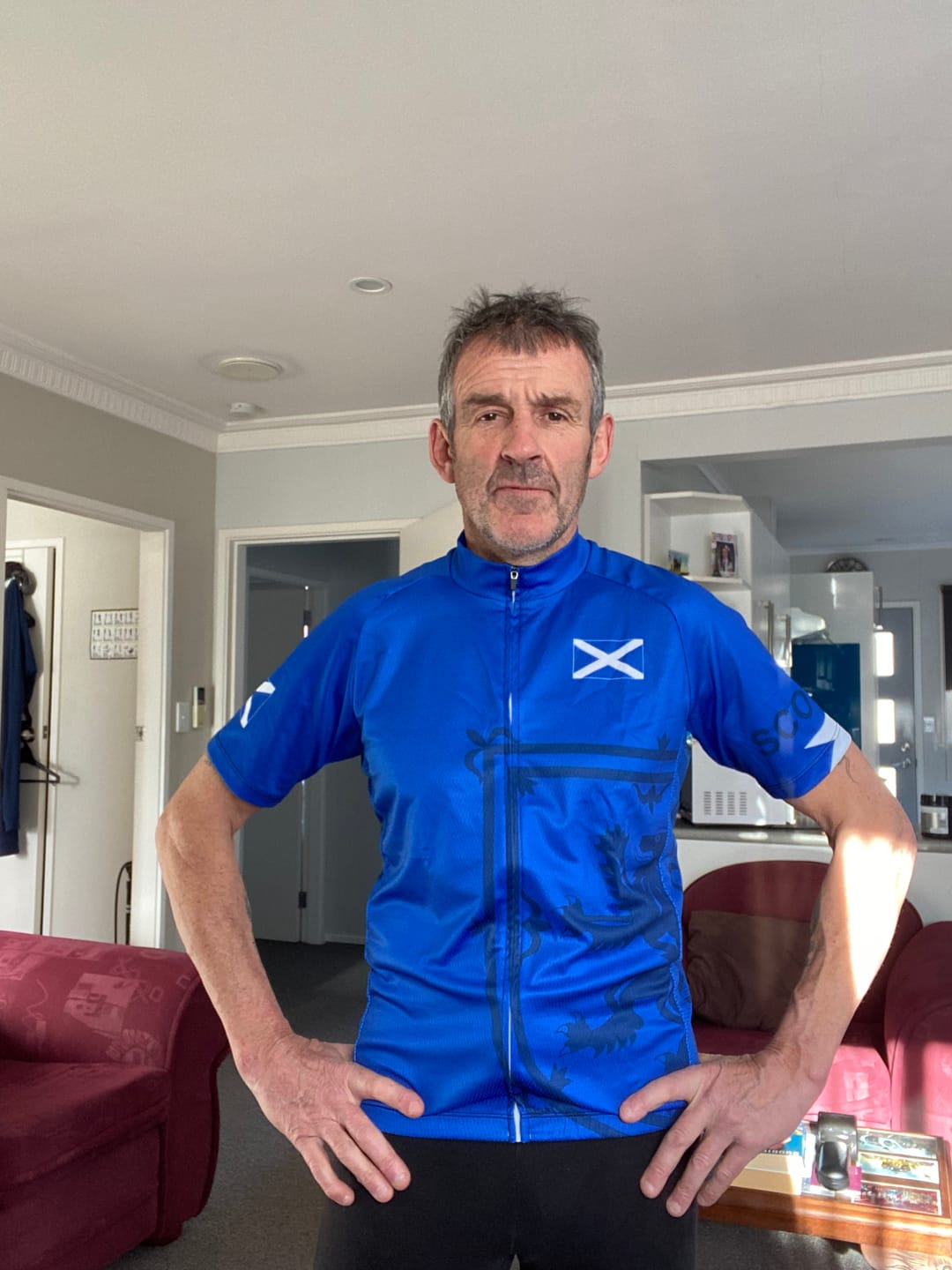 Customer photo review of Scotland Cycling Jersey