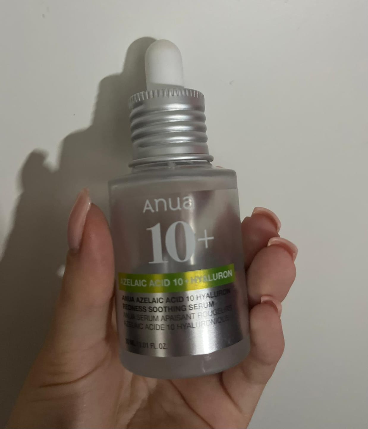 Customer photo review of Serums ar azelaīnskābi Anua Azelaic Acid 10 Hyaluron Redness Soothing Serum
