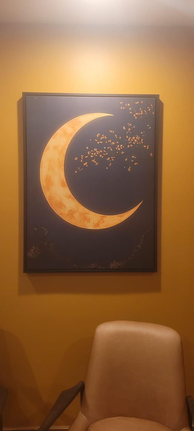 Customer photo review of Moon Blossoms V7 – A Celestial Dance of Light