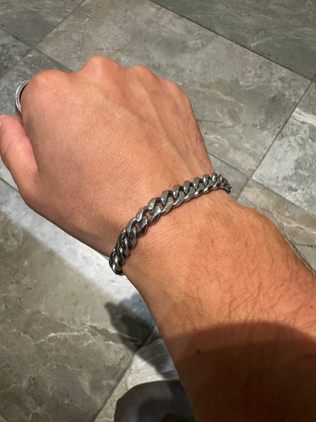 Customer photo review of 8mm Cuban Link Bracelet
