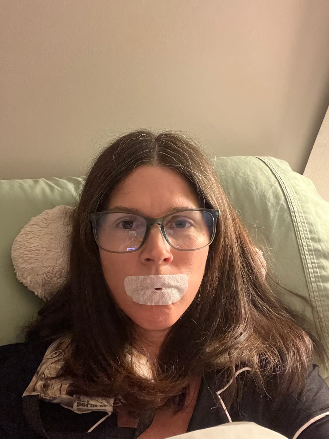 Customer photo review of oi tape Vented Mouth Tape