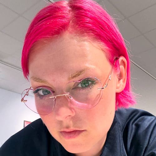 Customer photo review of Amora Eyeglasses