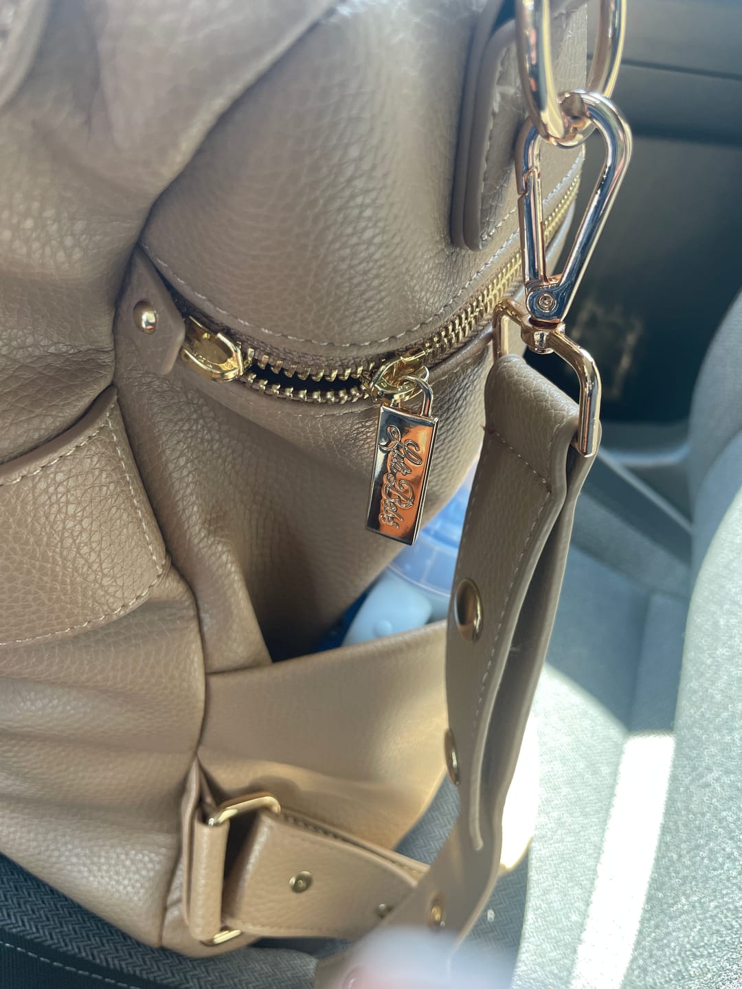 Customer photo review of Monaco Diaper Bag | Ebony Black