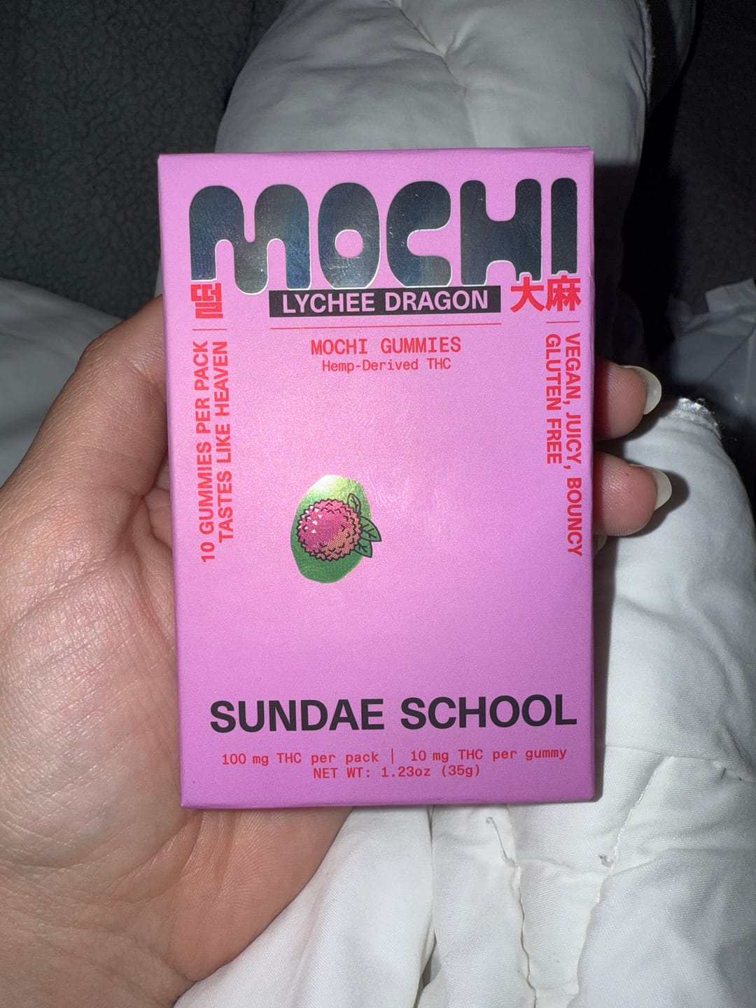 Customer photo review of Lychee Dragon (10mg)