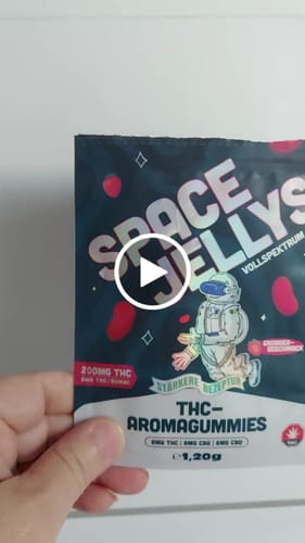 Customer video review of THC Spacejellies Vollspektrum