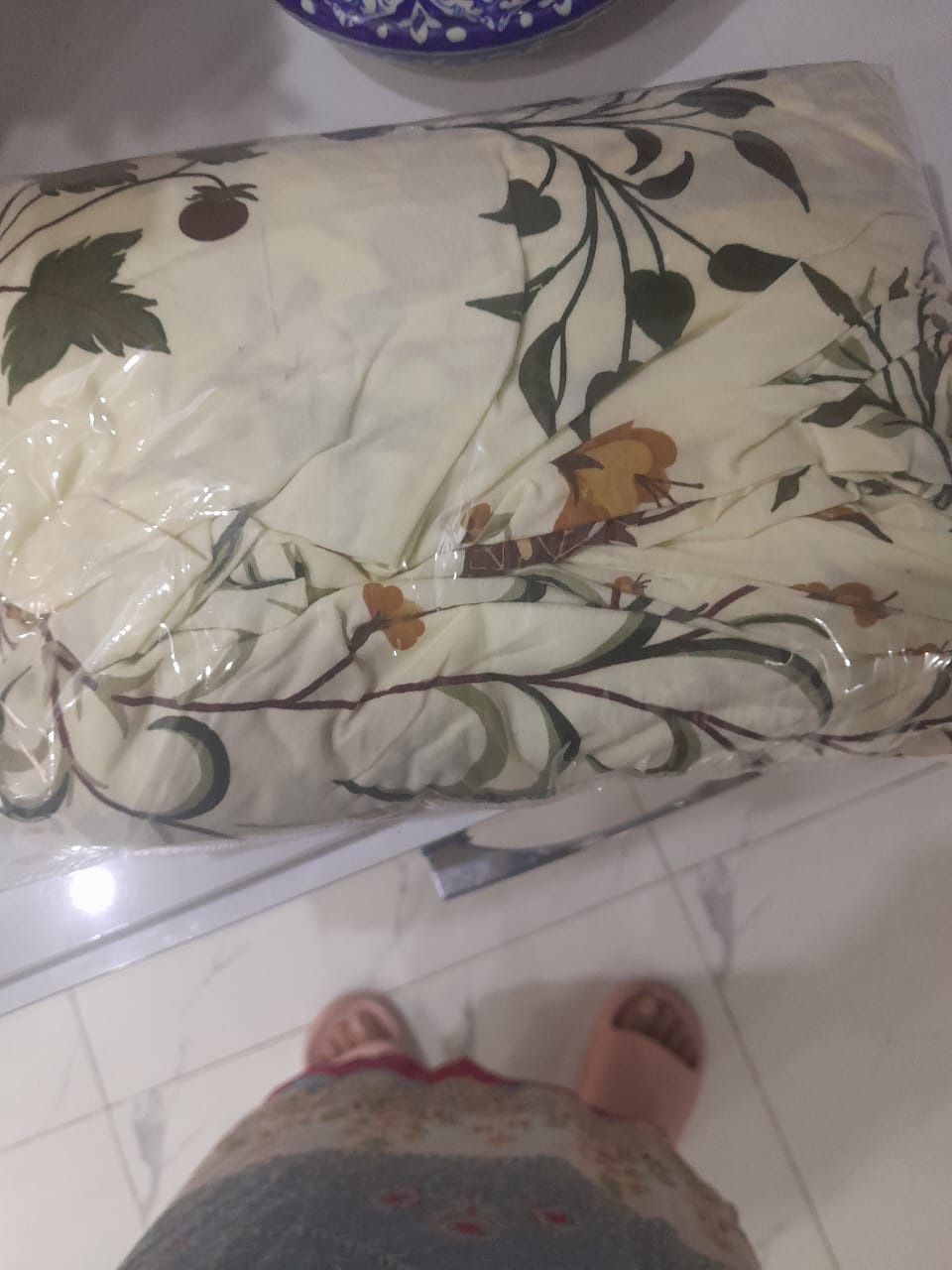 Customer photo review of DEWDROP DUVET COVERS  SET - 8 PCS (PREMIUM)