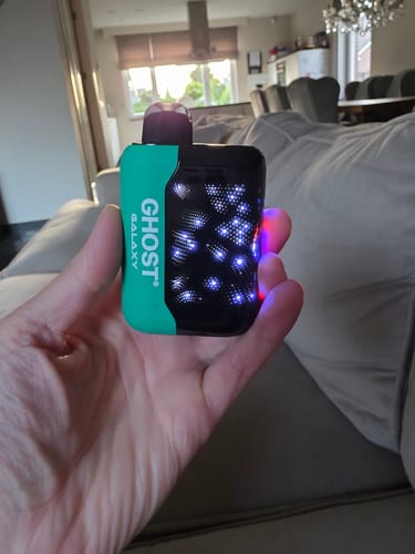 Customer photo review of Ghost Galaxy 25K - Puff Jetable / Vape Disposable 2% Nicotine