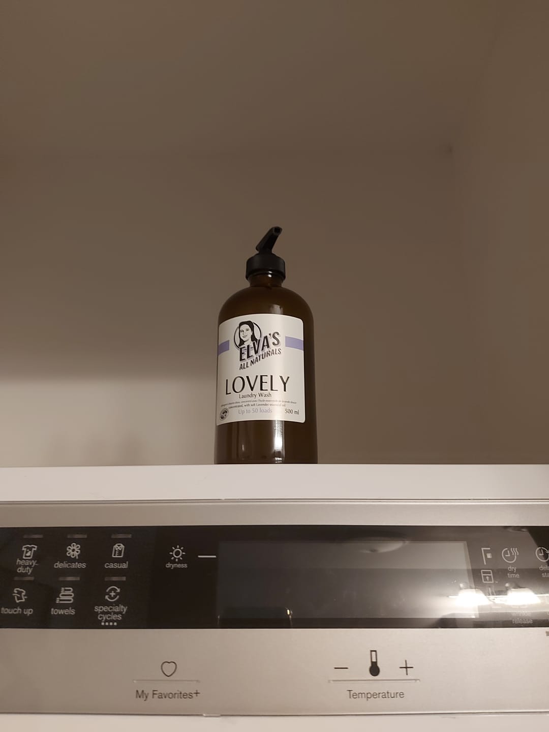 Customer photo review of LOVELY Soft Lavender Laundry Wash