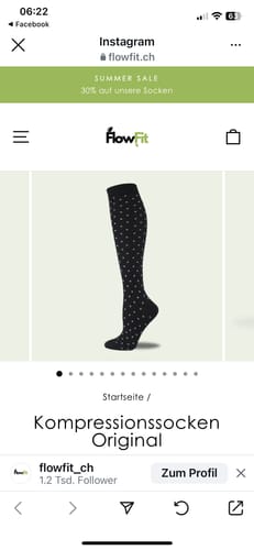 Customer photo review of Kompressionssocken Original