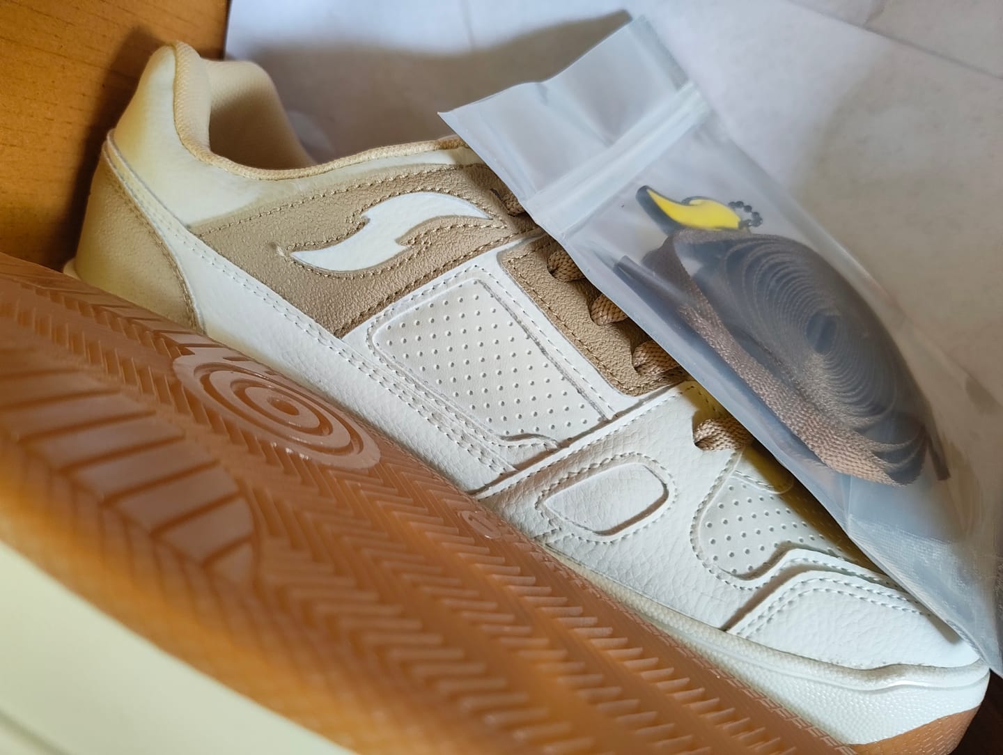 Customer photo review of SPADE Salty Beige