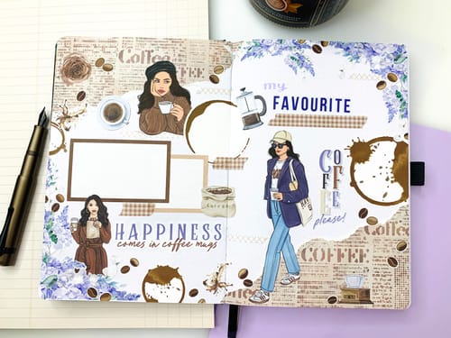 Customer photo review of Coffee Queen 2 Sticker Book [DIGITAL DOWNLOAD]