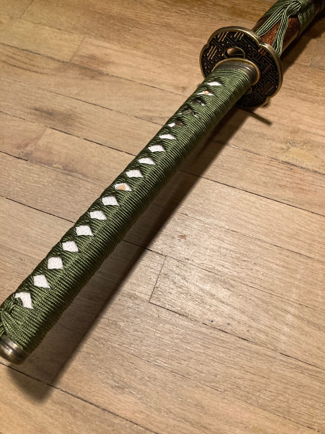 Customer photo review of The Fukyo Katana Spring Steel Double Bohi Razor Sharp