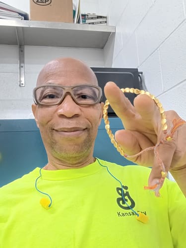 Customer photo review of Tibetan Bracelet of Fortune