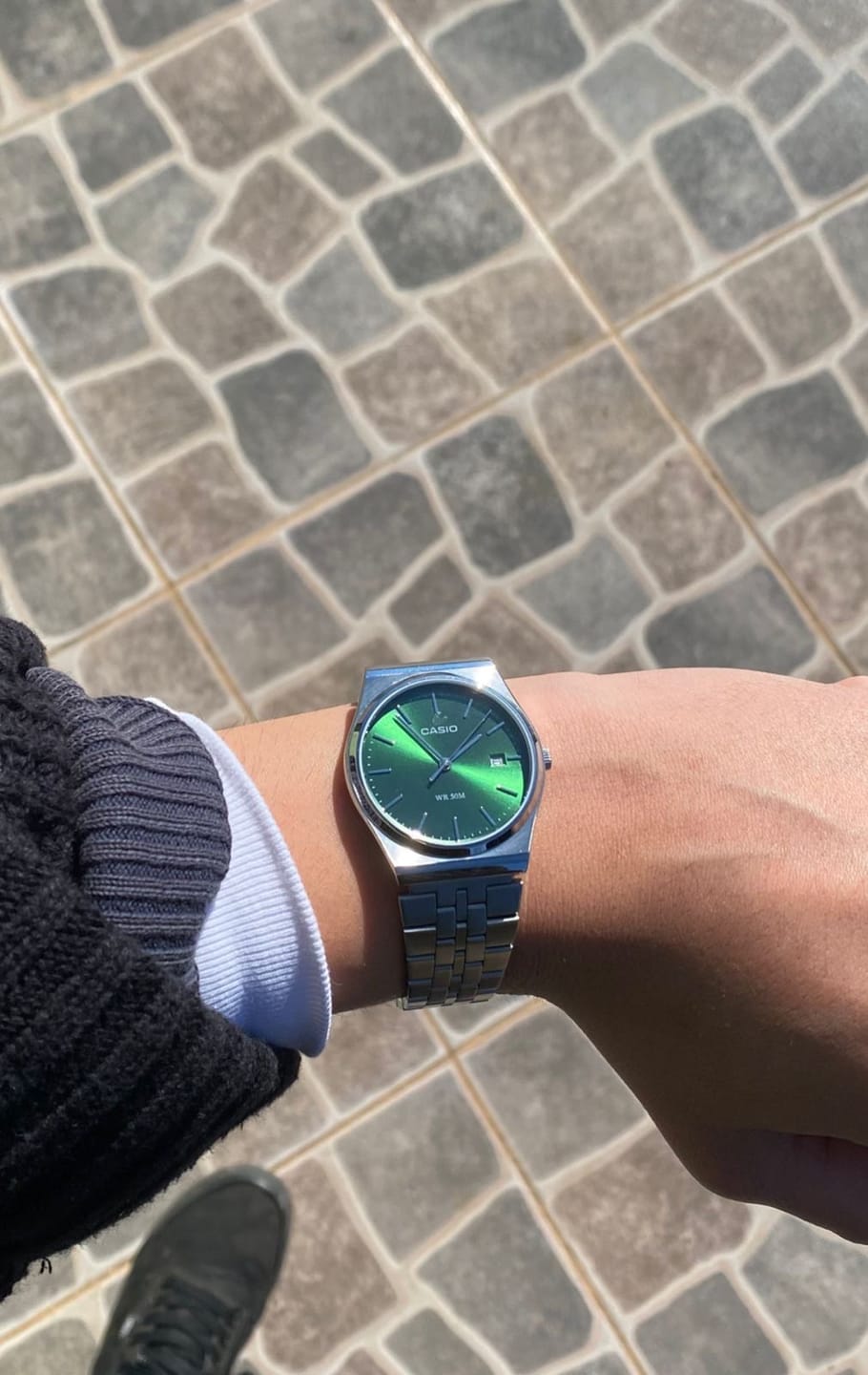 Customer photo review of Reloj Casio Análogo MTP-B145D-3AV Verde 35mm