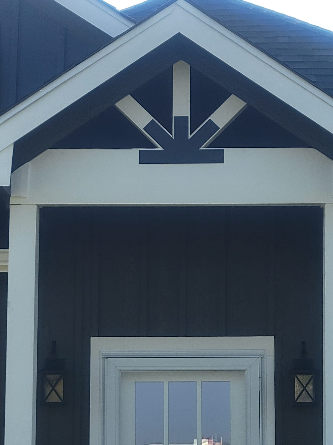 Customer photo review of Web Truss Industrial Brackets, For 4 Inch Lumber