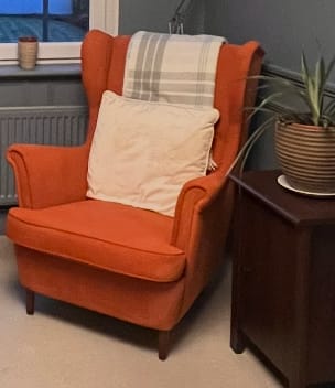 Customer photo review of Fabric Paint -- Orange