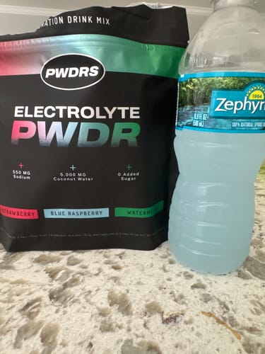 Customer photo review of ELECTROLYTE PWDR