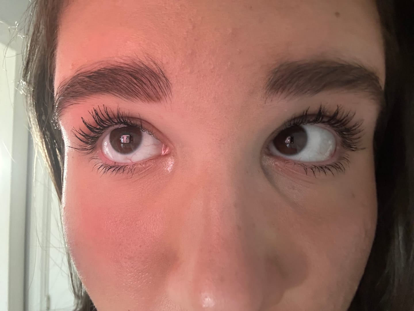 Customer photo review of Peptide Tubing Mascara