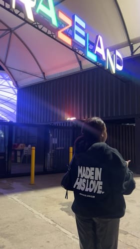 Customer photo review of MADE IN HIS LOVE HOODIE - BLACK