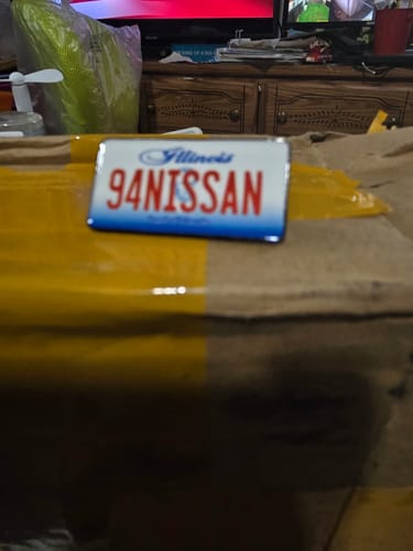 Customer photo review of Illinois License Plate Enamel Pin