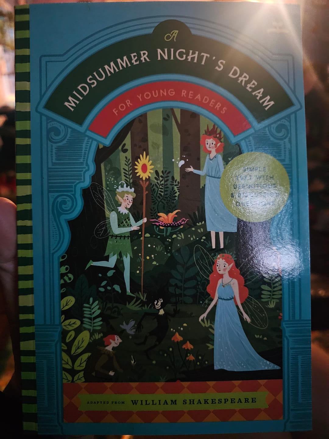 Customer photo review of A Midsummer Night's Dream for Young Readers