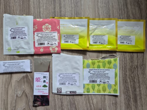 H. review of Matcha Tea Sampler 21 Pack with Matcha Whisk and Matcha Bowl image 1 out of 1
