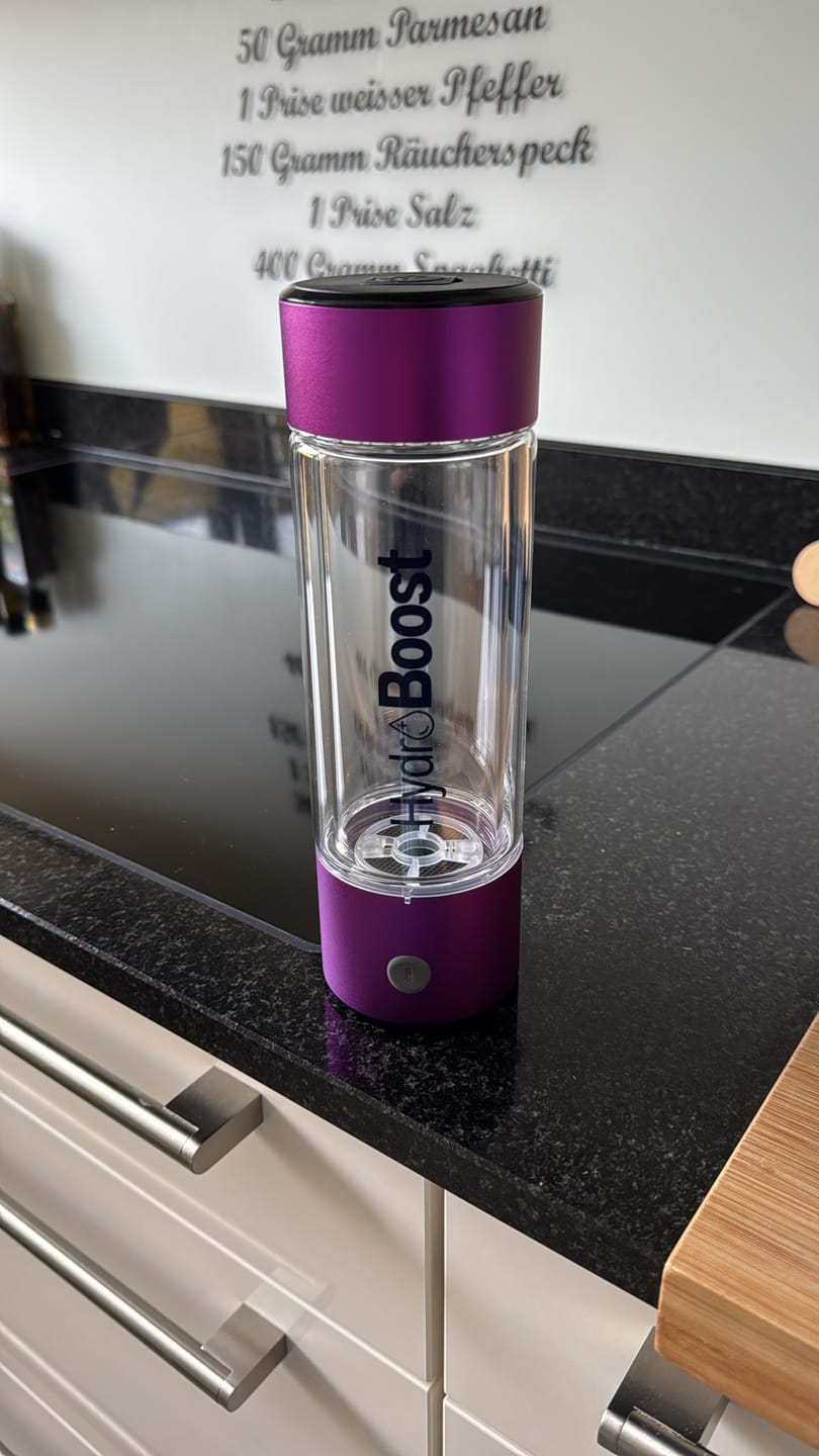 Customer photo review of HydroBoost - Dein Upgrade in jeder Flasche