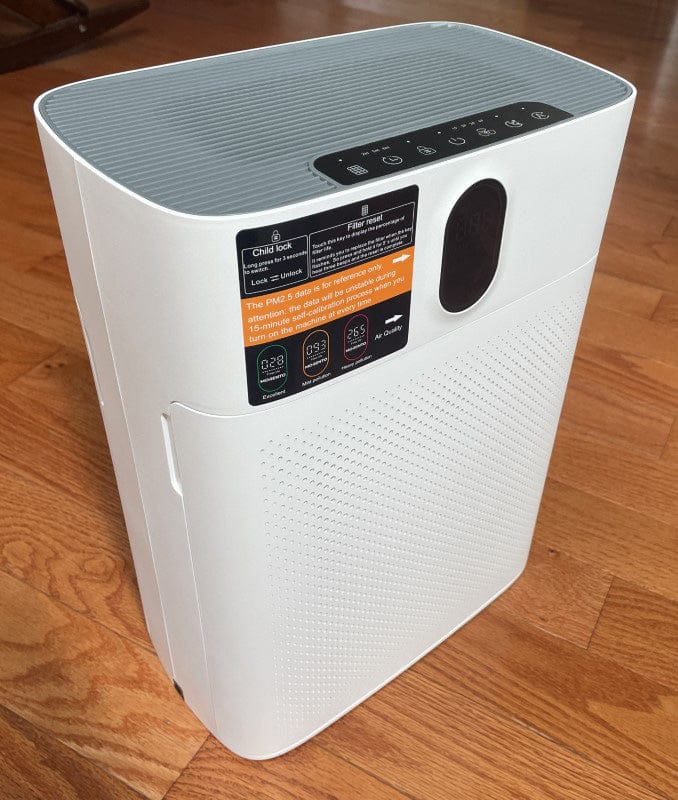 Customer photo review of Luftreiniger V1 Pro – Leistungsstarke HEPA-Filterung mit PM2.5-Sensor, App- und Sprachsteuerung für saubere Raumluft