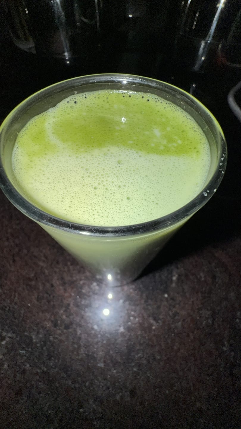 Customer photo review of Barista Premium Matcha - Omi