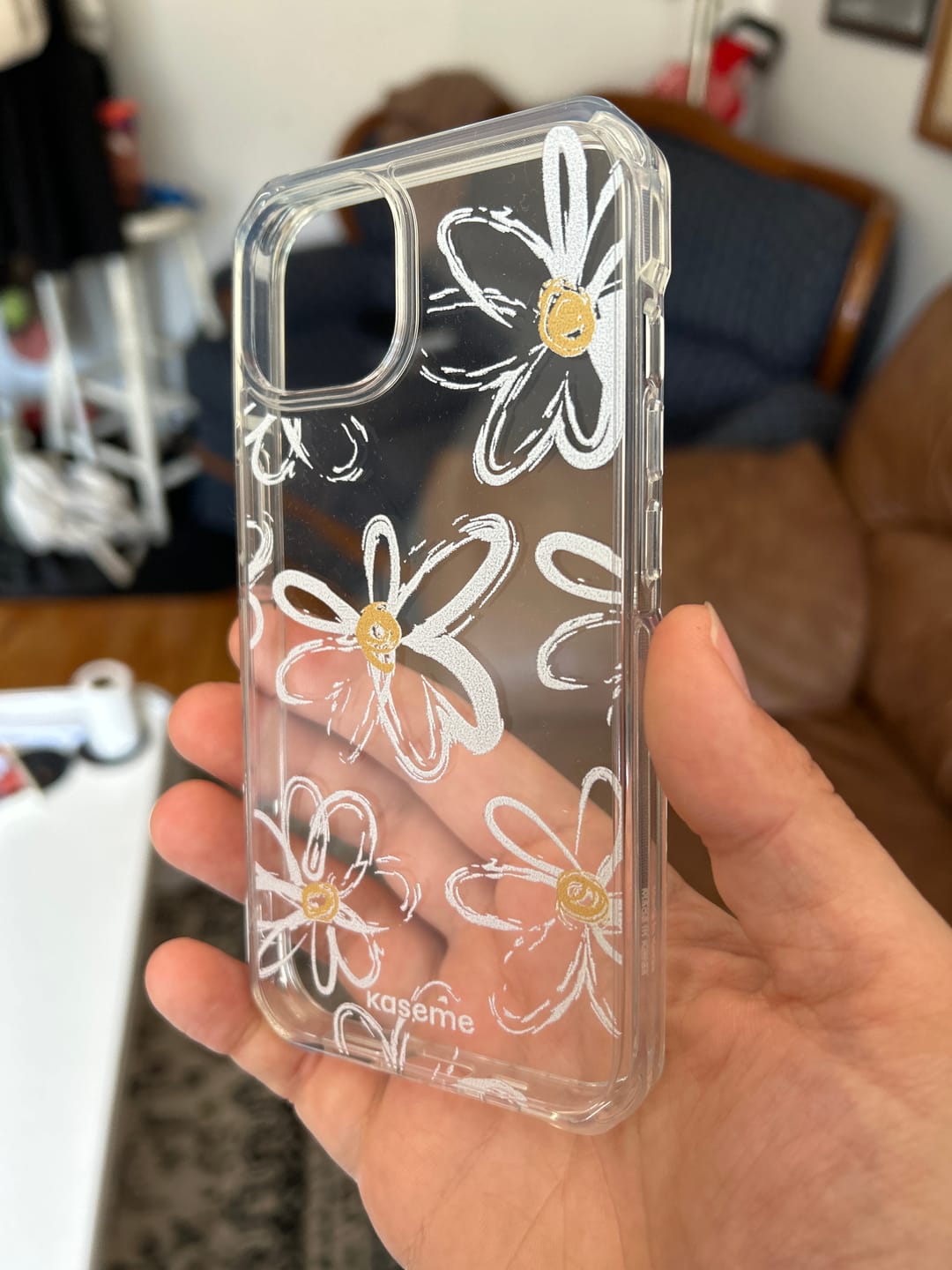 Customer photo review of Give me flowers Clear Case