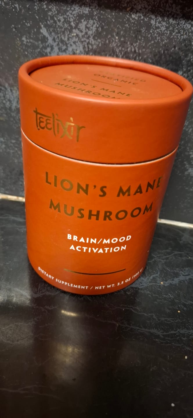 Customer photo review of Teelixir Organic Lion's Mane Mushroom (10:1)